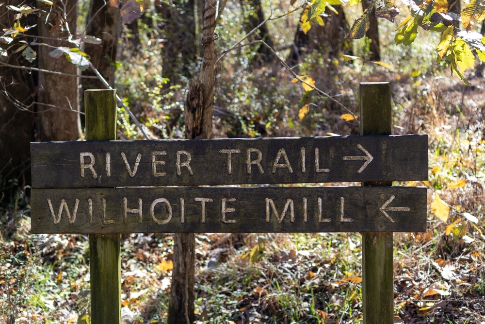 The River Trail, Wilhoite Mill, at Henry Horton State Park