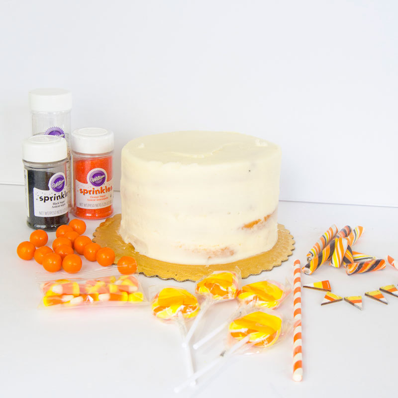 How To Decorate A Store-Bought Cake for Hallowen by Lindi Haws of Love The Day