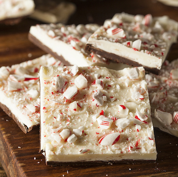 Peppermint bark