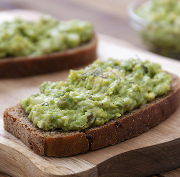 Avocado spread on toast